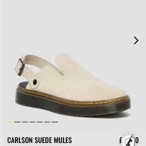 Dr. Marten Carlson Suede Mule - Sand